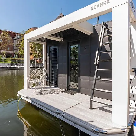 Domy Na Wodzie - La Mare Motlava Houseboats With Sauna By Downtown Apartments Gdansk Exterior photo