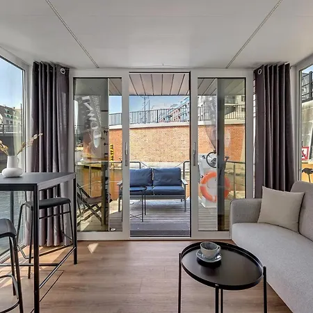 Domy Na Wodzie - La Mare Motlava Houseboats With Sauna By Downtown Apartments Gdansk Exterior photo