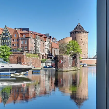 Domy Na Wodzie - La Mare Motlava Houseboats With Sauna By Downtown Apartments Gdansk Room photo