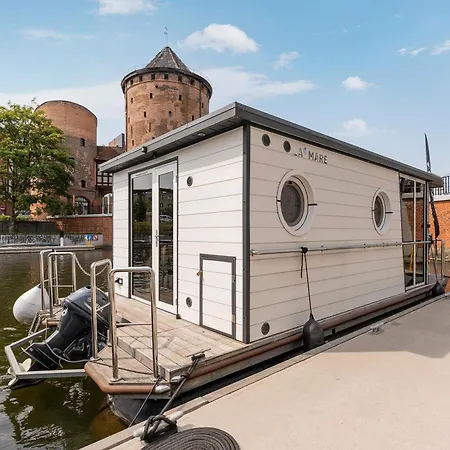 Domy Na Wodzie - La Mare Motlava Houseboats With Sauna By Downtown Apartments Gdansk Room photo