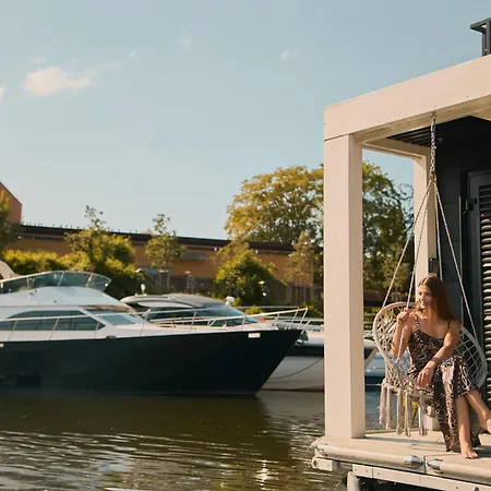 Domy Na Wodzie - La Mare Motlava Houseboats By Downtown Apartments Gdansk Exterior photo