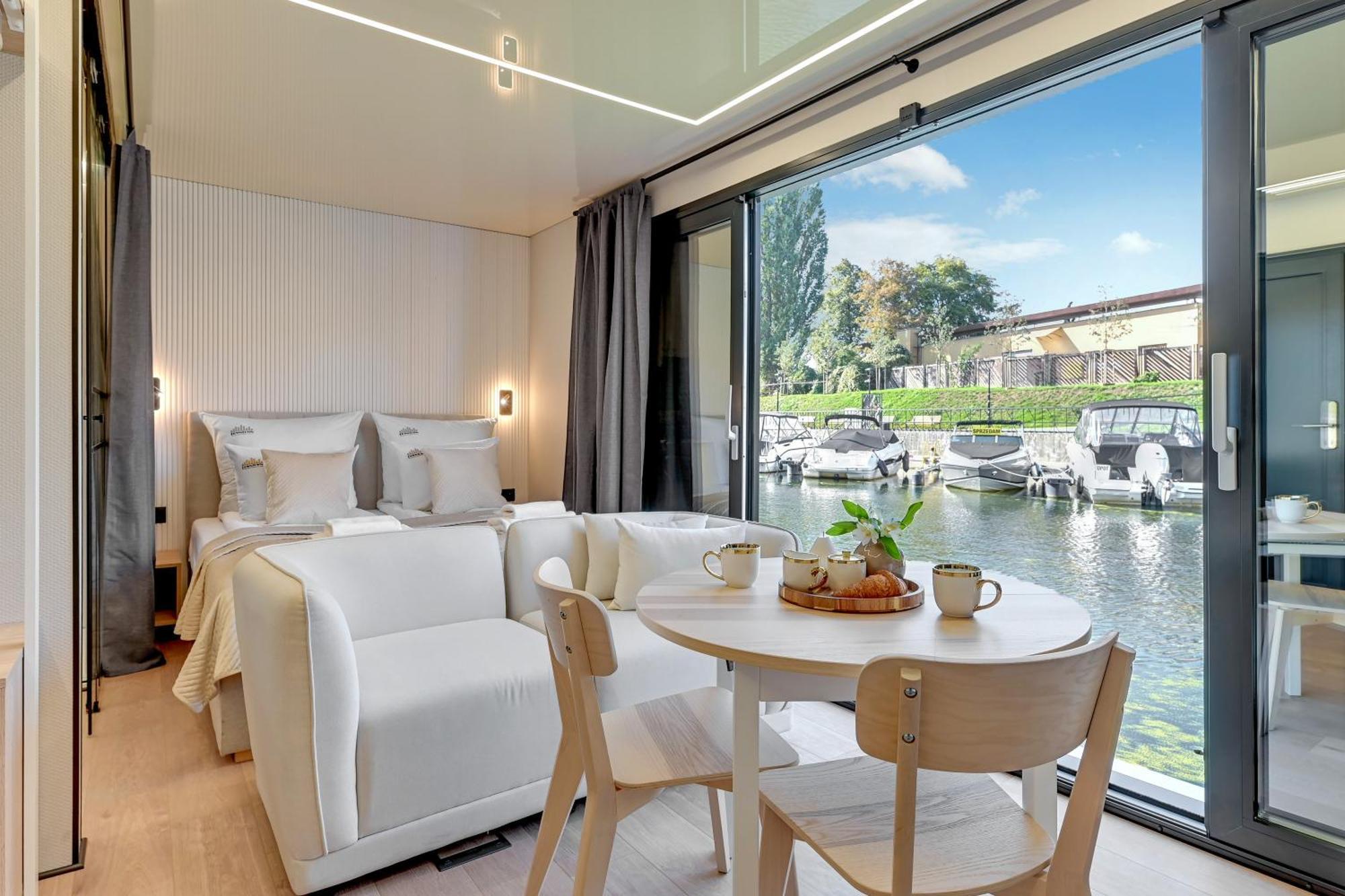 Na Wodzie - La Mare Motlava Houseboats With Sauna By Downtown Apartment Gdansk