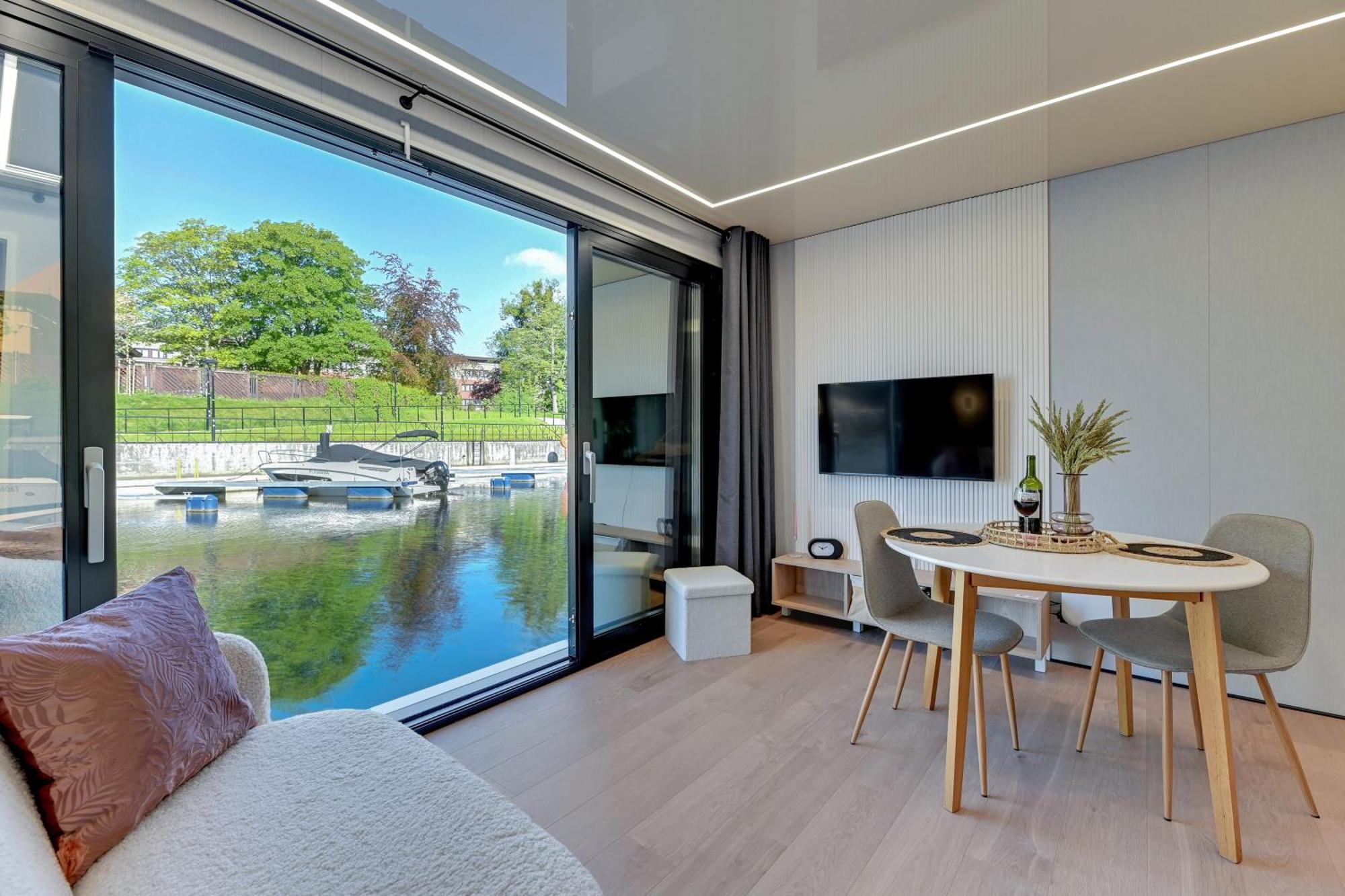 Apartment Na Wodzie - La Mare Motlava Houseboats With Sauna By Downtown Gdansk