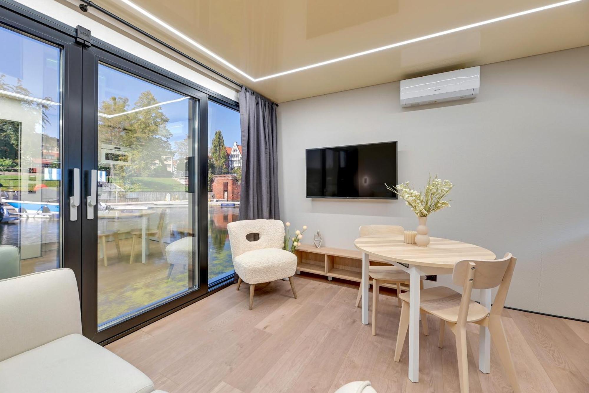 Na Wodzie - La Mare Motlava Houseboats With Sauna By Downtown Apartment *